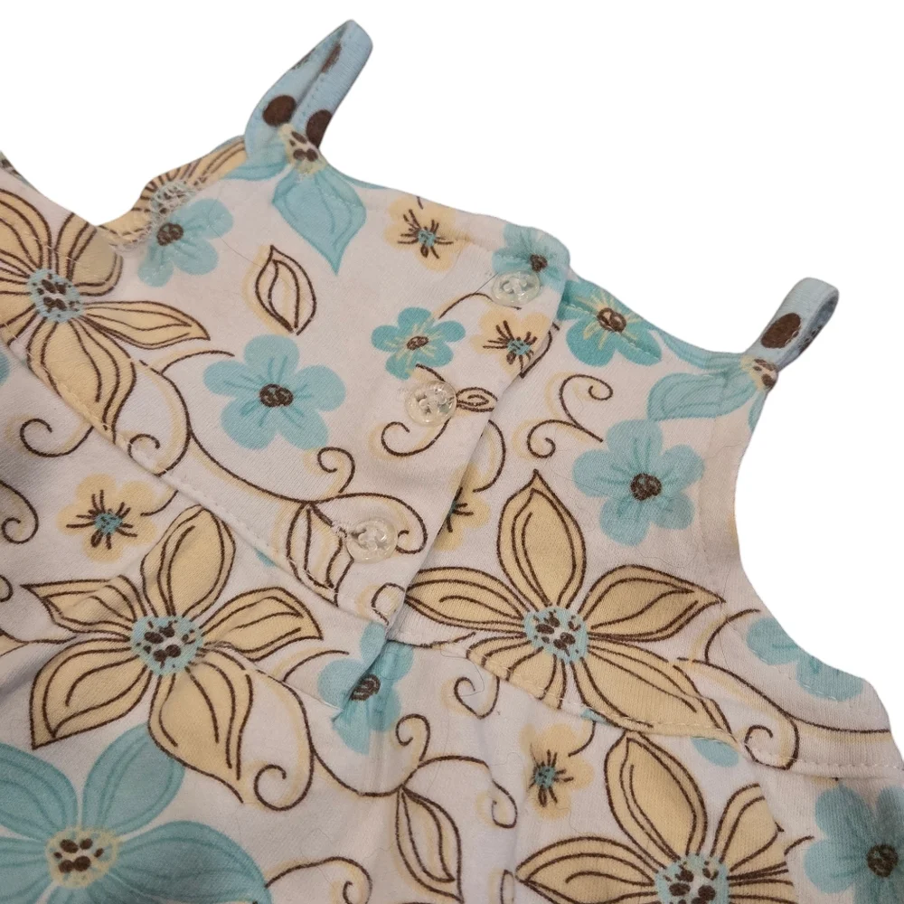 Tumble Tumble floral print tunic tank top 3/6M